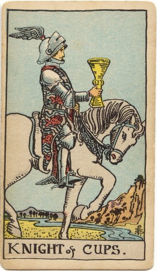 Knight of Cups, Rider–Waite–Smith tarot, 1909