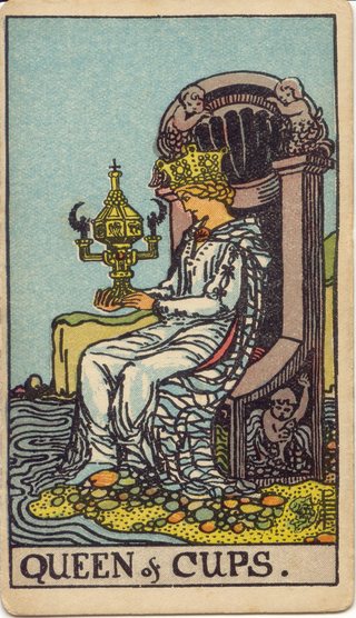 Queen of Cups, Rider–Waite–Smith tarot, 1909