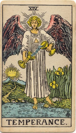 Temperance, Rider–Waite–Smith tarot, 1909