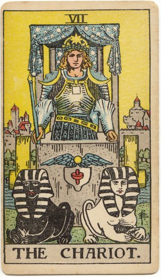 The Chariot, Rider–Waite–Smith tarot, 1909