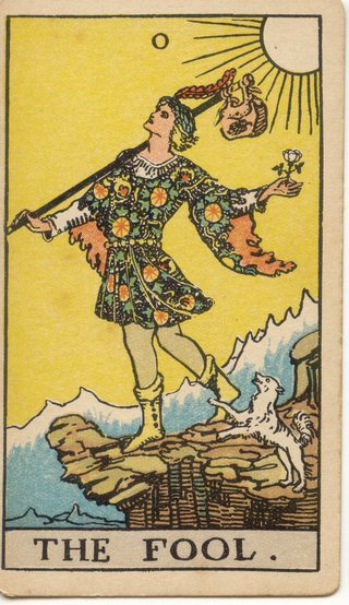The Fool, Rider–Waite–Smith tarot, 1909