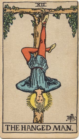 The Hanged Man, Rider–Waite–Smith tarot, 1909
